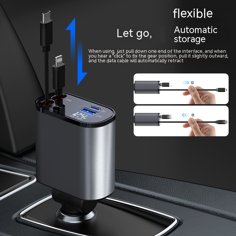 Super-Fast Charging Car USB-C Adapter 100W